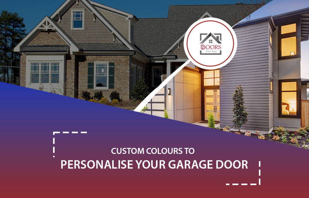 custom colours for the garage door