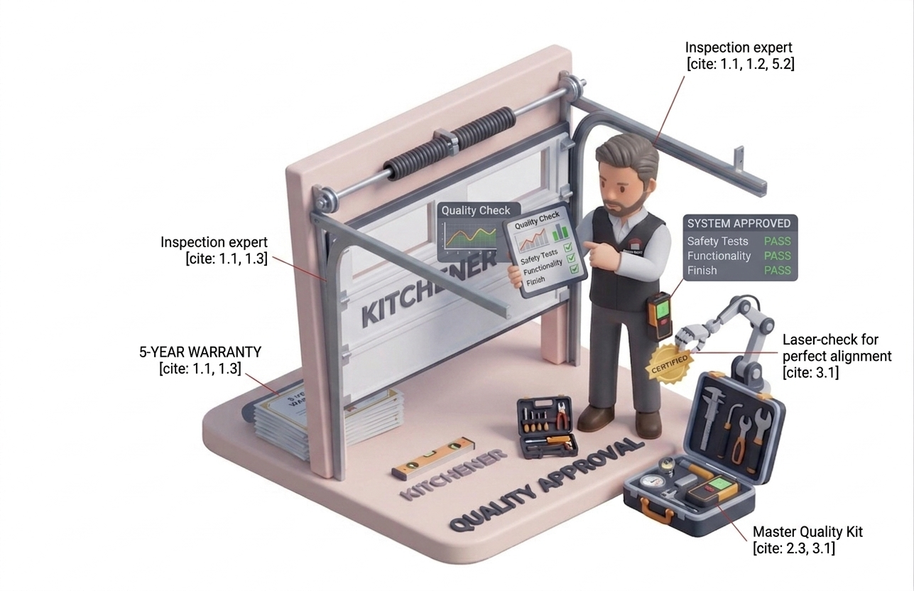 Quality approval garage door service Waterloo Kitchener