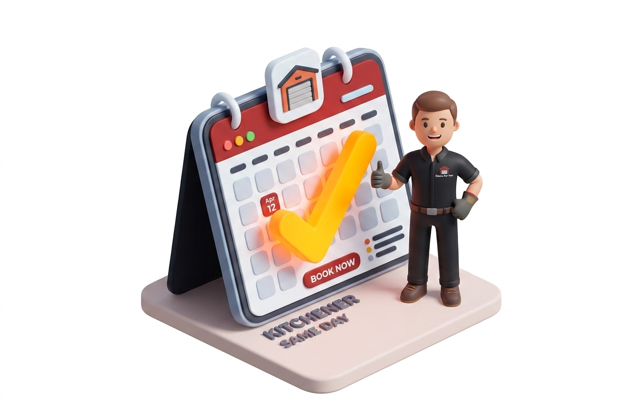 Book a garage door expert Kitchener Doors For You